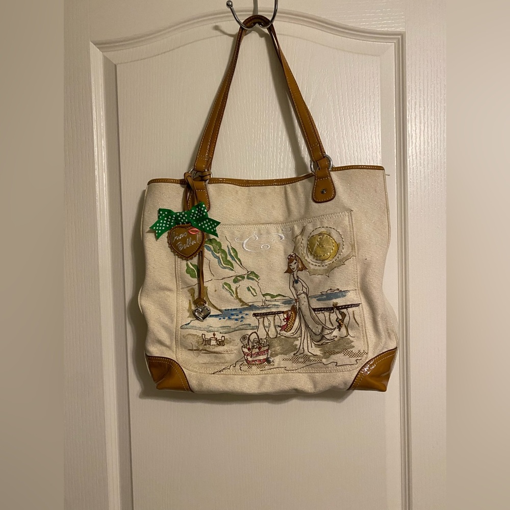 Brighton Artsy Canvas Purse/Bag Great for Travel and Shopping and Anywhere